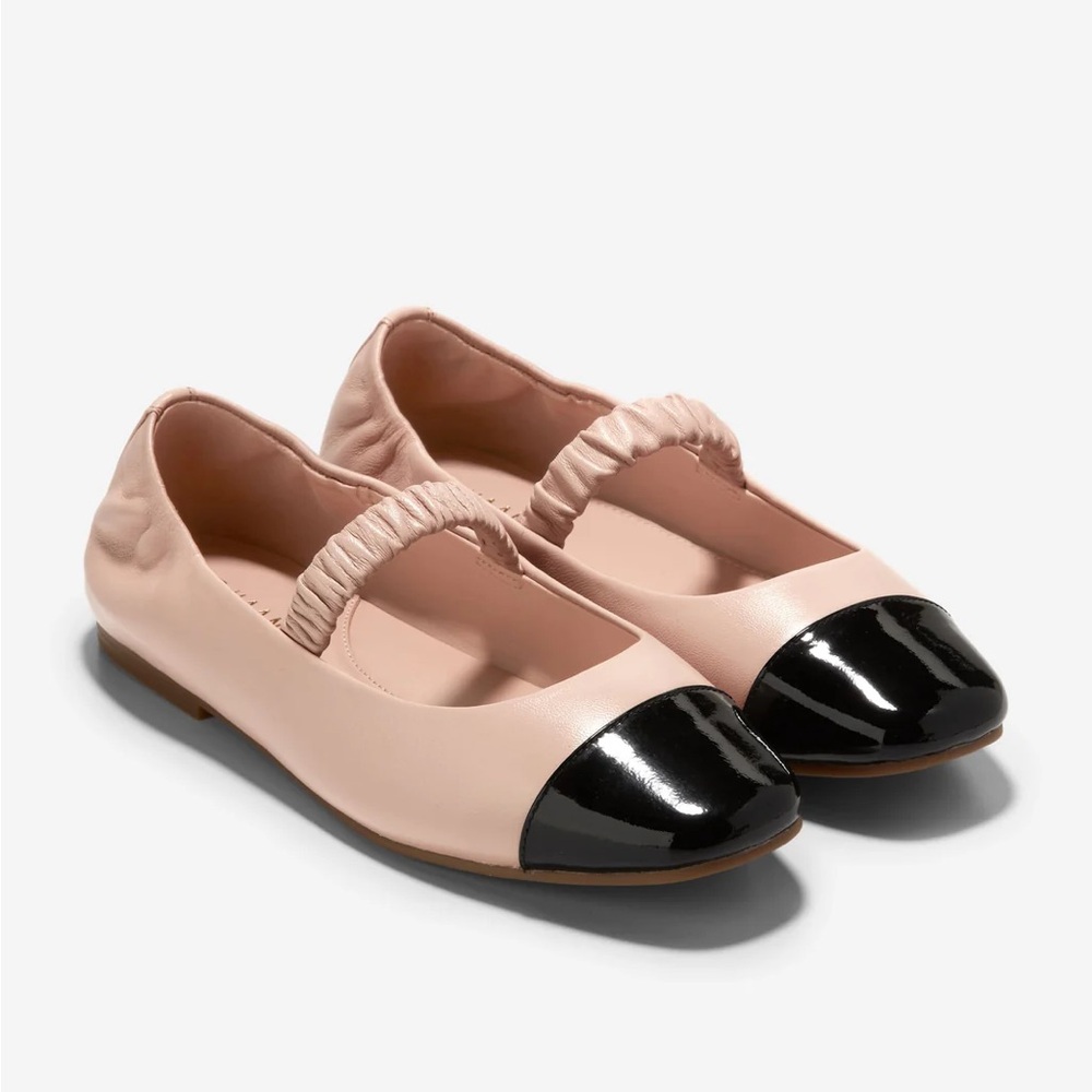 Cole Haan Women's Pink and Black Flats